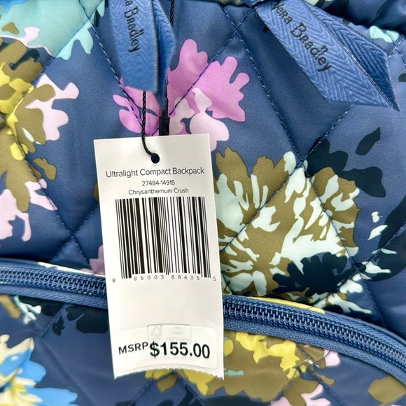 Vera Bradley Ultralight Compact Backpack - Picture 14 of 15